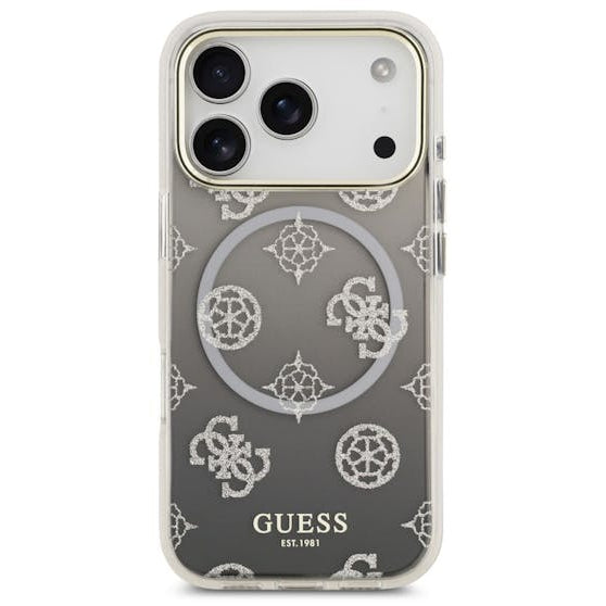 GUESS GUHMP17LHPOGMEGK HardCase MagSafe TPU MIRROR W/ PEONY Grey iPhone 17 Pro