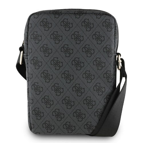 Guess 4G Triangle Logo 10" Shoulder Bag in Black