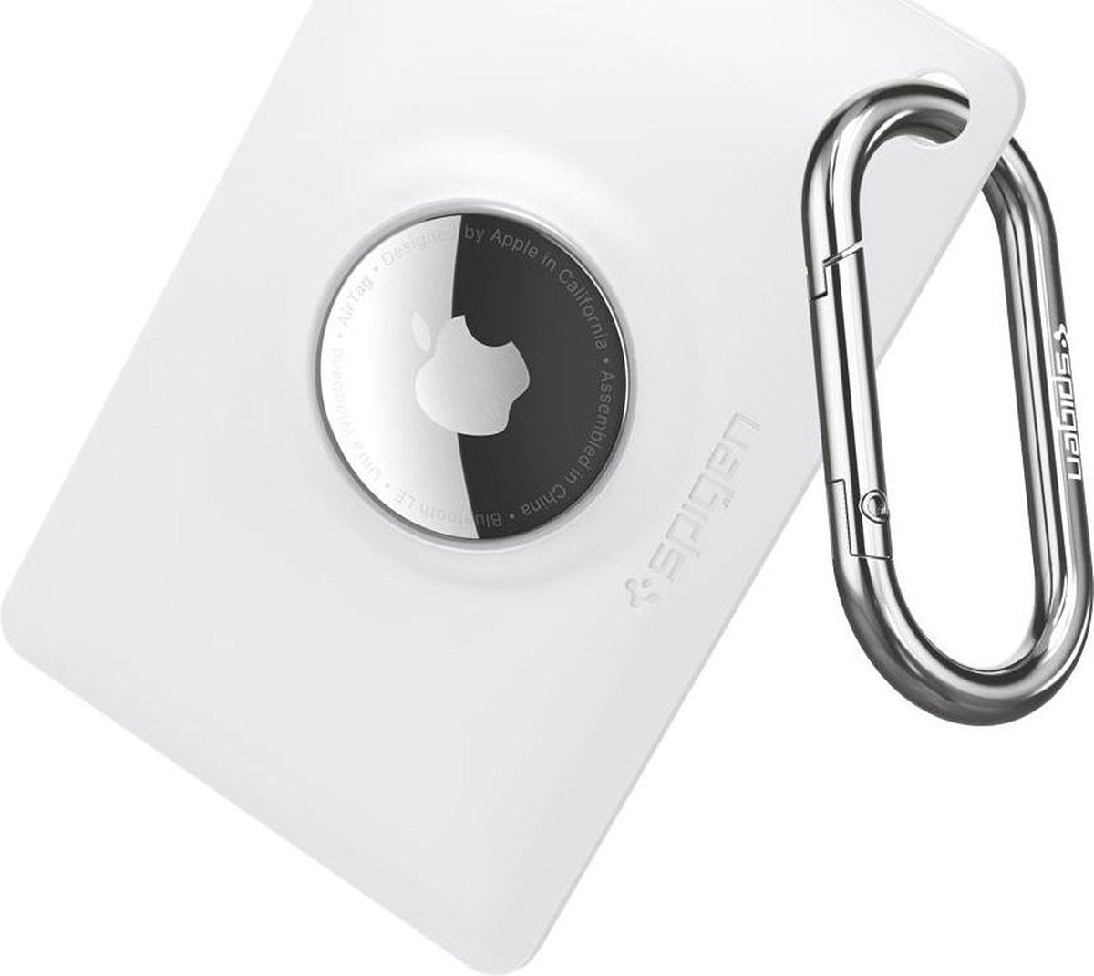 Spigen Air Fit Apple AirTag Card Case Matte White 