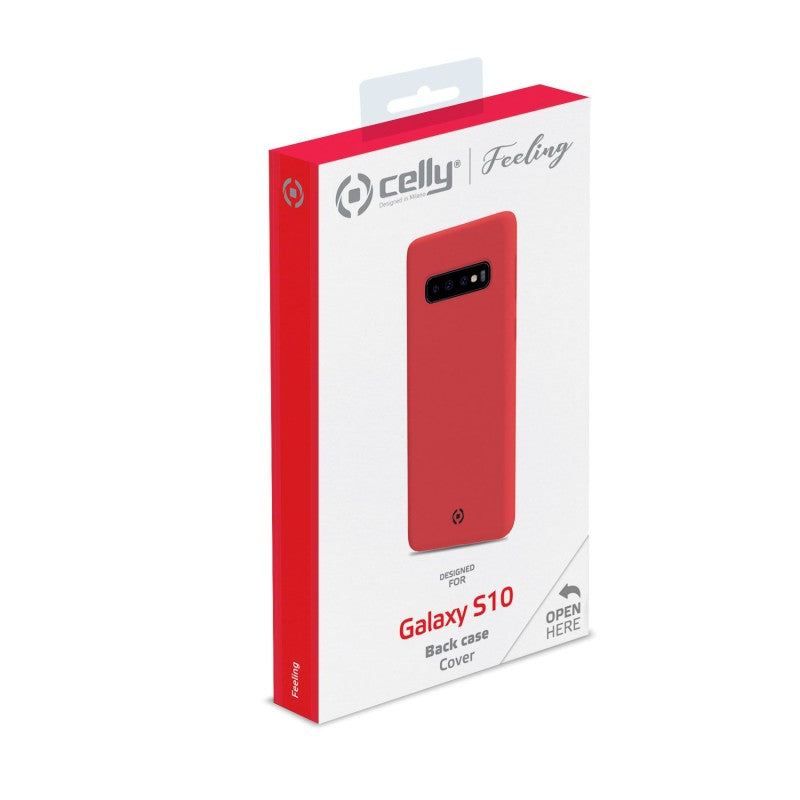 Celly Feeling Case for Galaxy S10 Red