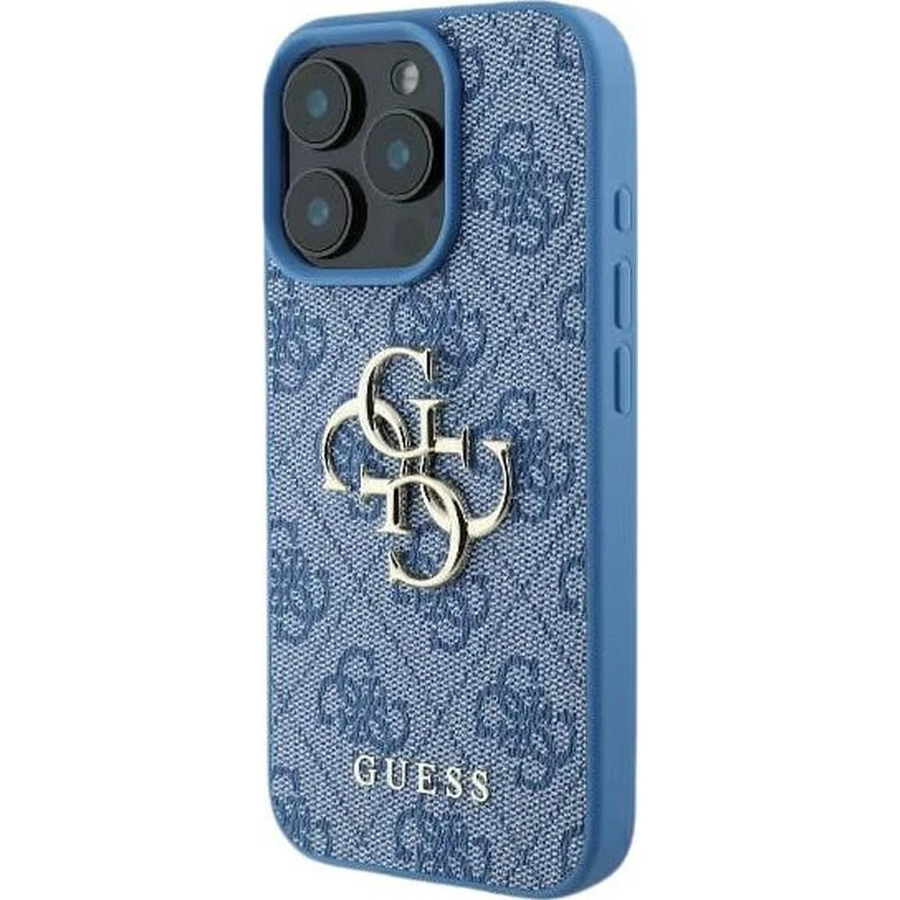 Guess Hardcase 4G PU Big Logo Blue
 iPhone 16