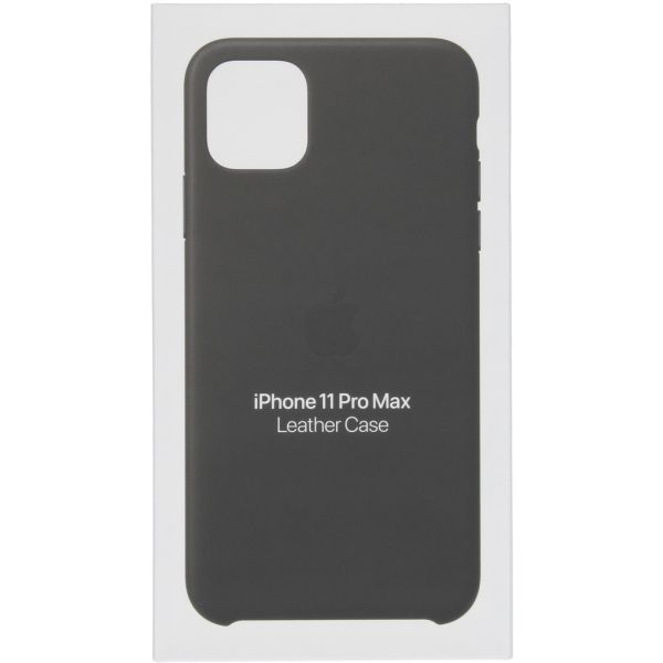 Apple LeatherCase for iPhone 11 Pro Max - Black