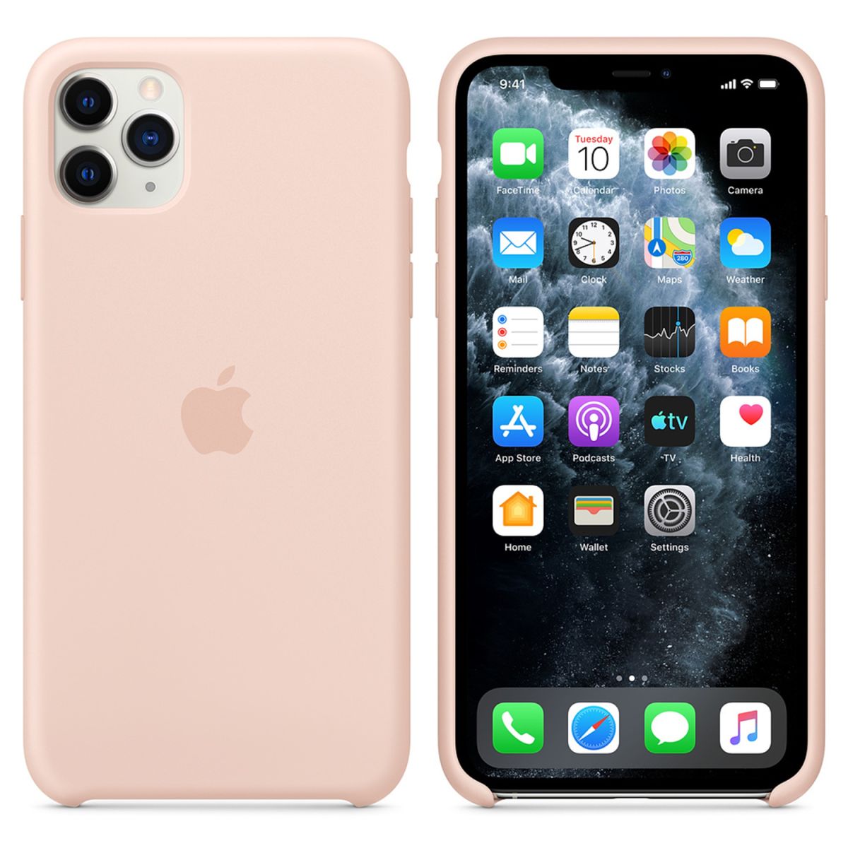 Apple Silicone Backcover for iPhone 11 Pro Max - Pink Sand