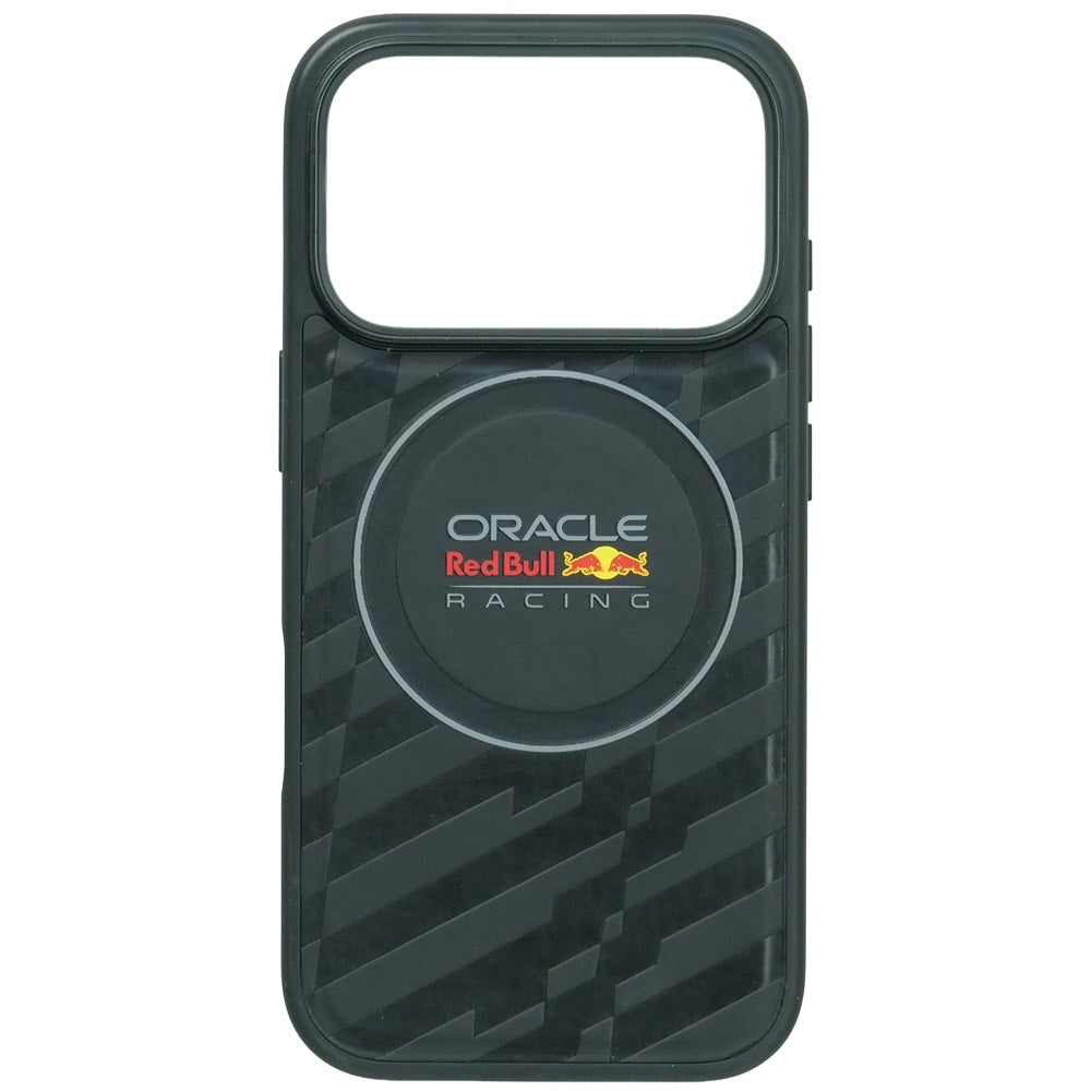 Red Bull RBHMP17L25PUCKK Hardcase PU Embossed Pattern, Black MagSafe for iPhone 17 Pro