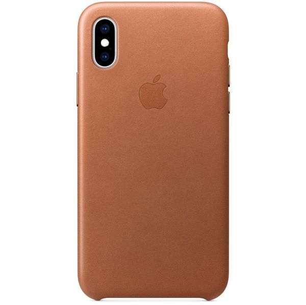 Apple MRWV2ZM/A Leather Backcover for iPhone Xs Max Saddle Brown