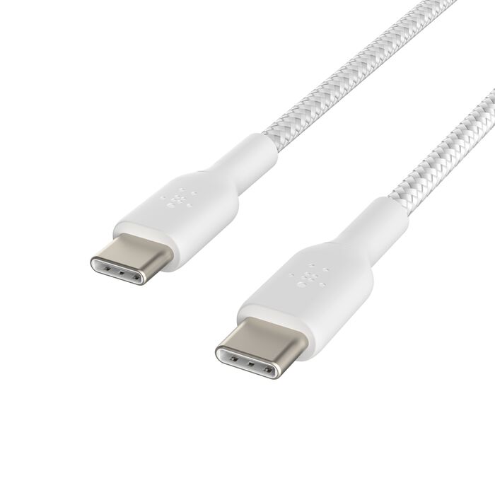 Belkin USB-C to USB-C Cable 1m White 2 Pack 