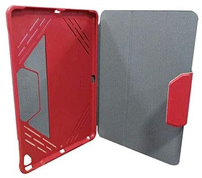 BELK 3D Smart Protection Case for iPad 10.9 ( 2022) Built-in Appel Pencil Holder Red