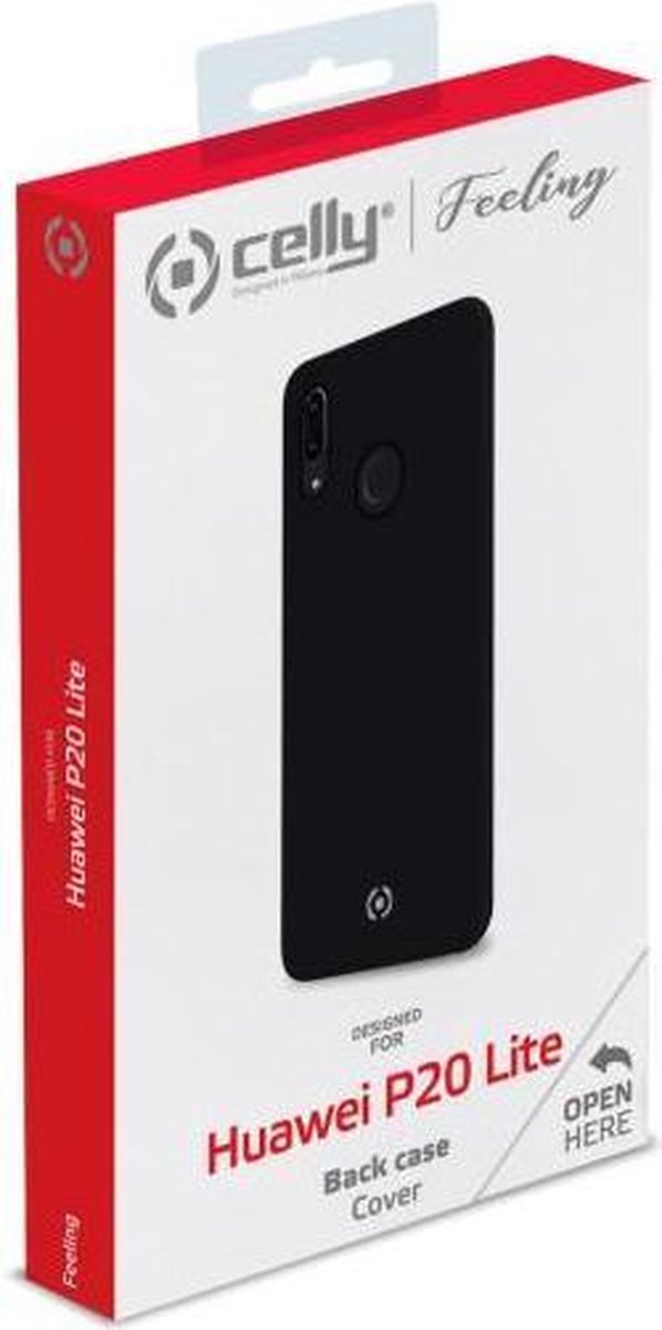 Celly sentant la couverture du boîtier Huawei P20 Lite Black