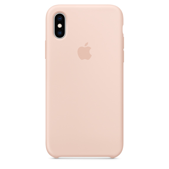 Apple Silicone Backcover for iPhone X - Pink Sand