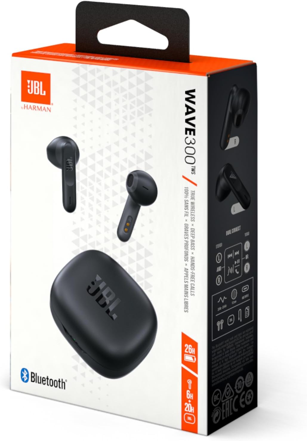 JBL Wave 300 TWS True wireless earbuds black