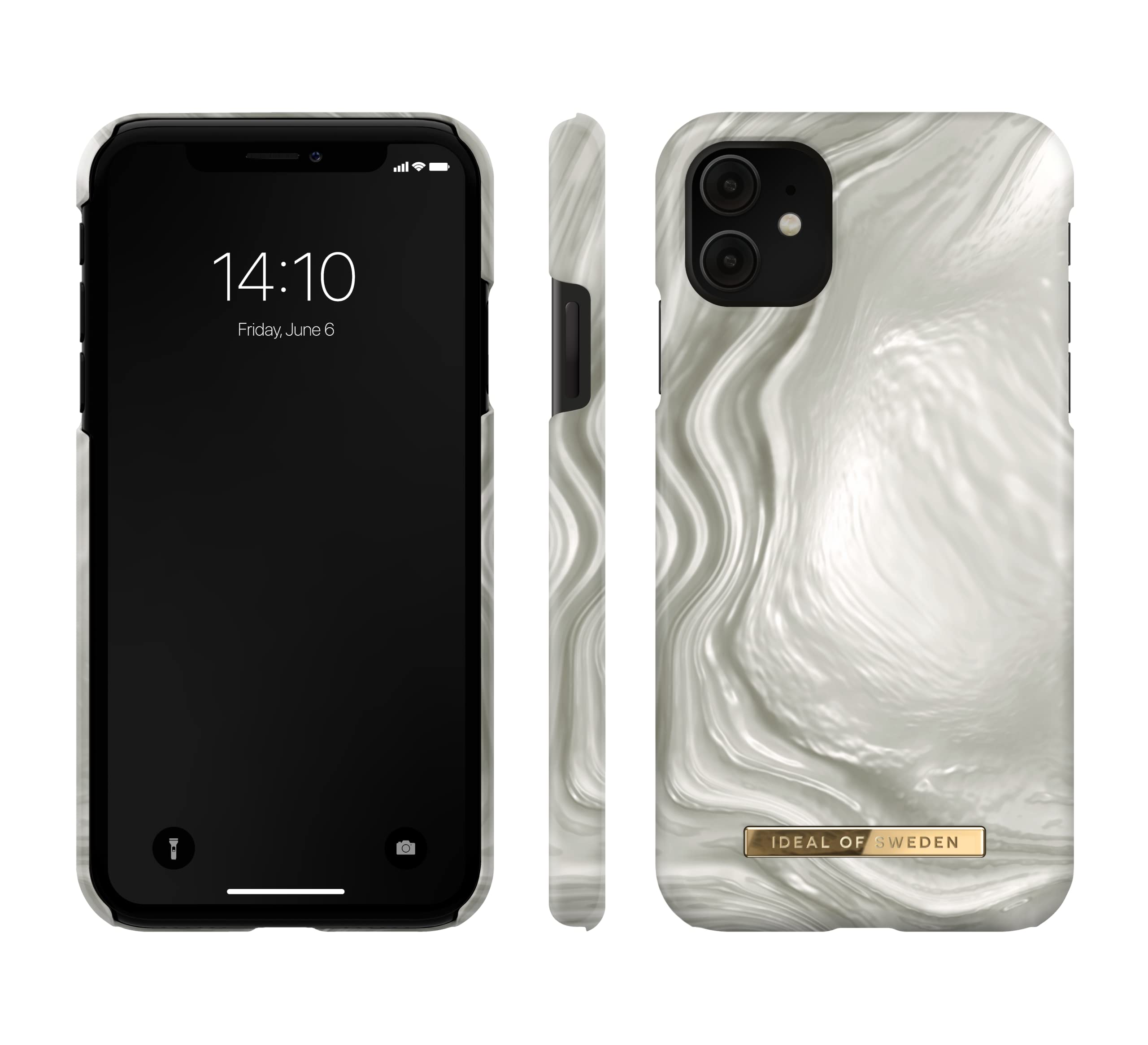 IDEAL OF SWEDEN Fashion Case iPhone 11/XR Luminous Pearl