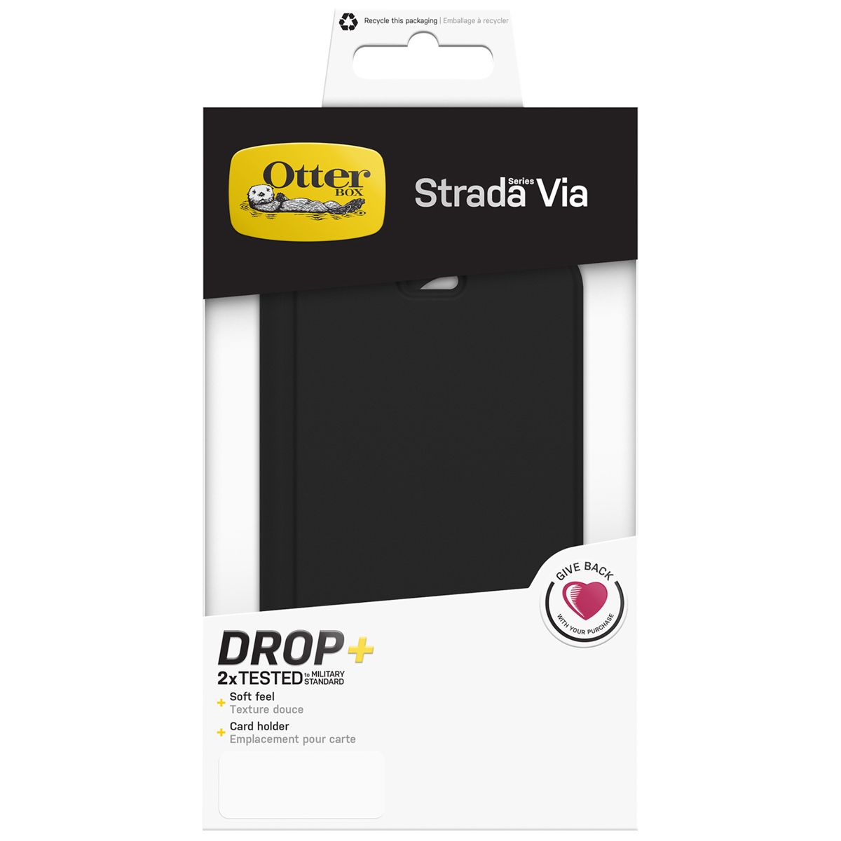 Otterbox Strada Via Bookcase for iPhone 2 Pro Max - Black