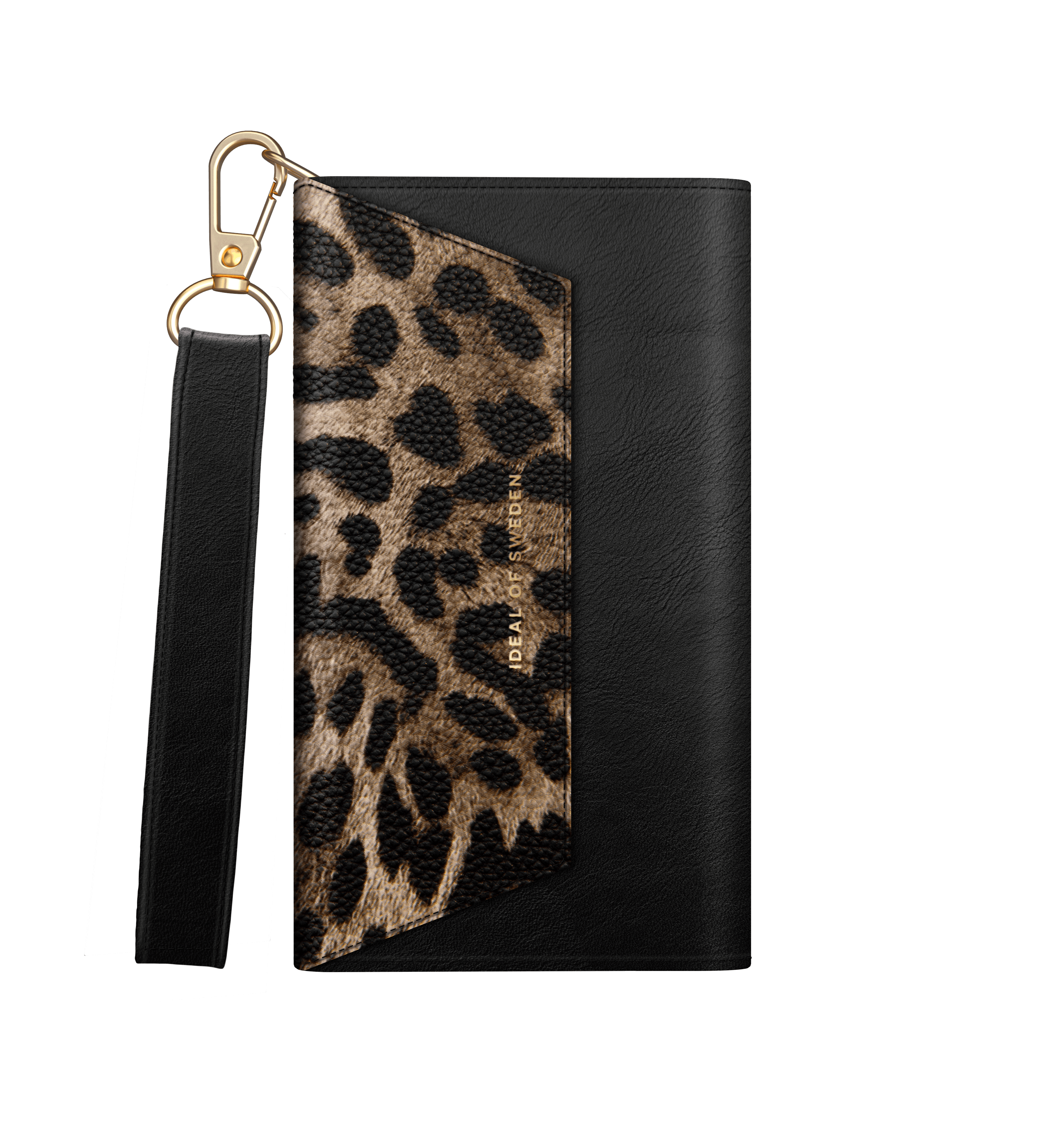 IDEAL OF SWEDEN Cassette Clutch Case for iPhone 12 Pro Max - Midnight Leopard