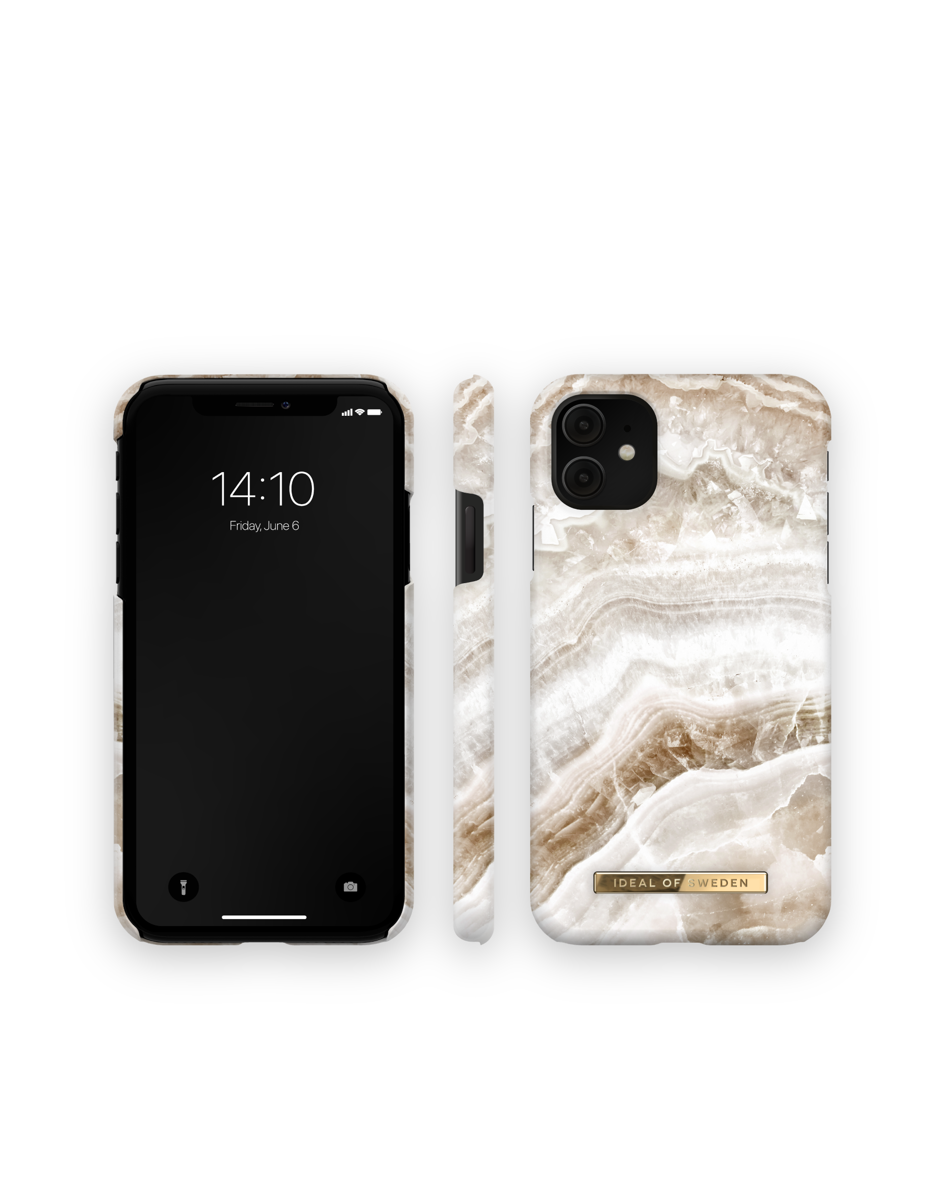 IDEAL OF SWEDEN Fashion Case iPhone 13 / 14 / 15 Clear Quartz