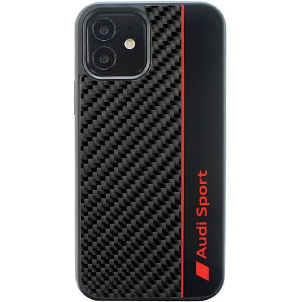 Audi Carbon Fiber Stripe iPhone 11 / Xr hardcase AUS-TPUPCIP11-R8/D1-BK