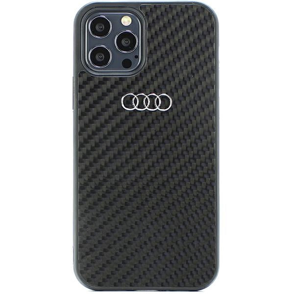 Audi Carbon Fiber iPhone 12/12 Pro hardcase AU-TPUPCIP12P-R8/D2-BK