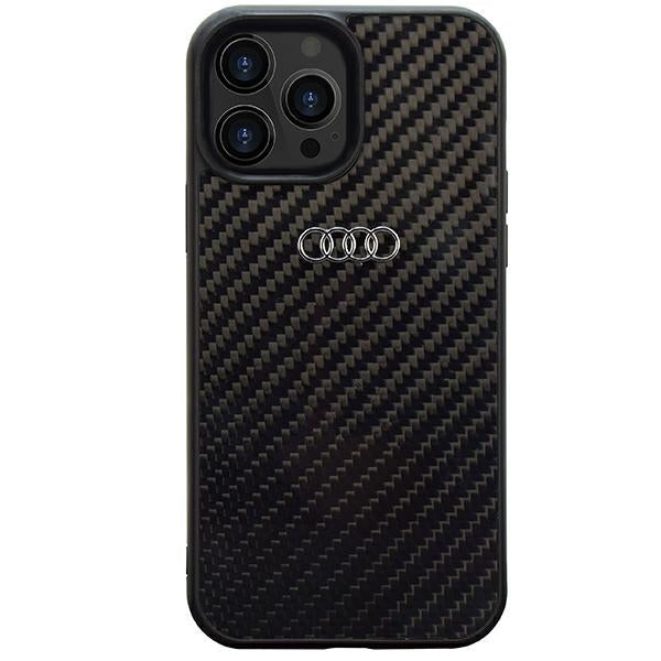 Audi Carbon Fiber iPhone 13 Pro Max hardcase AU-TPUPCIP13PM-R8/D2-BK