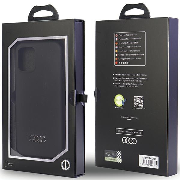 Audi Silicone Case iPhone 12/12 Pro black hardcase AU-LSRIP12P-Q3/D1-BK