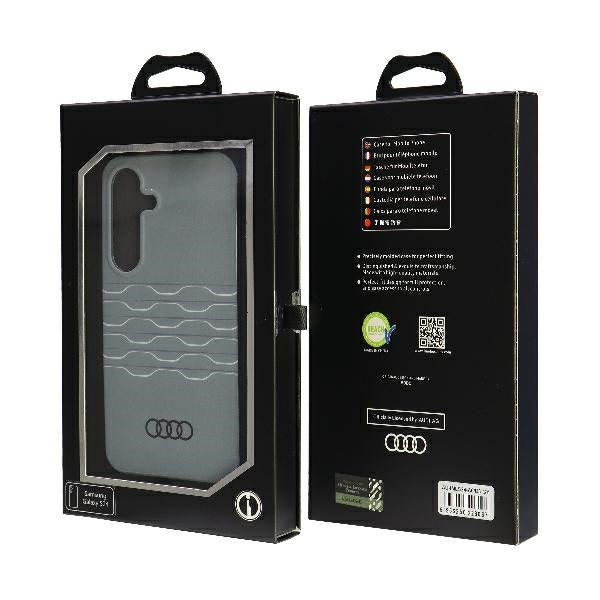 Audi IML Geometric Pattern Case S24 S921 Grey Hardcase AU-IMLS24-A6/D3-GY