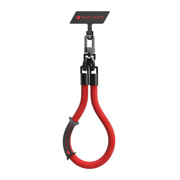 Audi universal phone lanyard 28cm 10mm red AUS-HSL10-RSQ/D1-RD