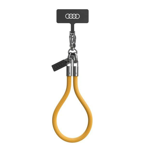 Audi universal phone lanyard 28cm 8mm yellow AU-HSL8-R8/D1-YW