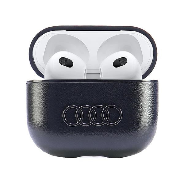 Audi Leather Big Logo AirPods 3 cover black AU-AP3-GT/D3-BK