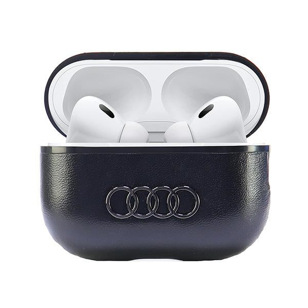 Audi Leather Big Logo AirPods Pro 2 cover black AU-APP2-GT/D3-BK