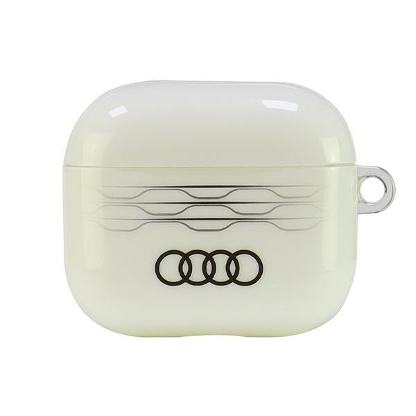 Audi IML Geometric Pattern AirPods 3 cover white AU-IMLAP3-A6/D3-WE