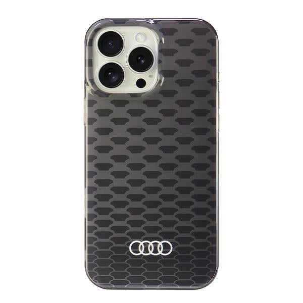 Audi IML Stitching Pattern MagSafe iPhone 16 Pro Max black hardcase AU-IMLMIP16PM-Q5/D3-BK