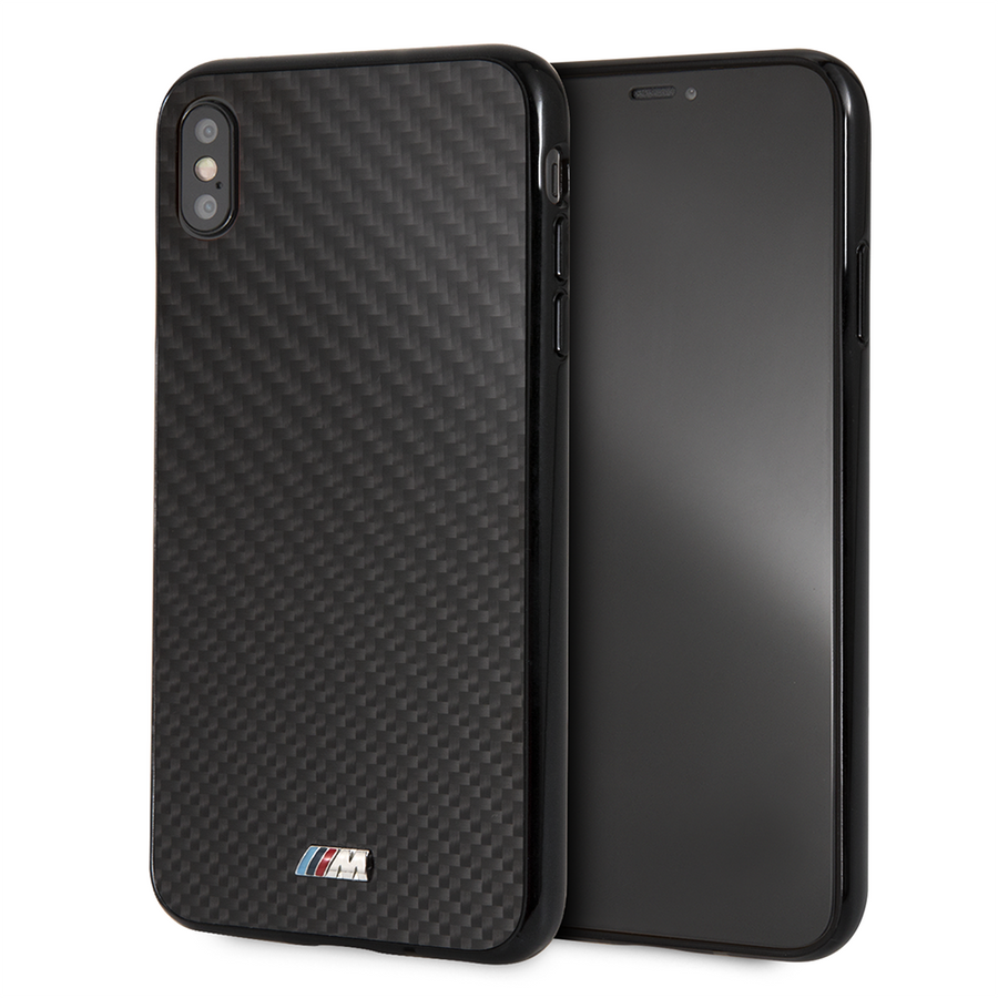 BMW BMHCI65MCA iPhone Xs Max black Leather M carbon Inspiration Design