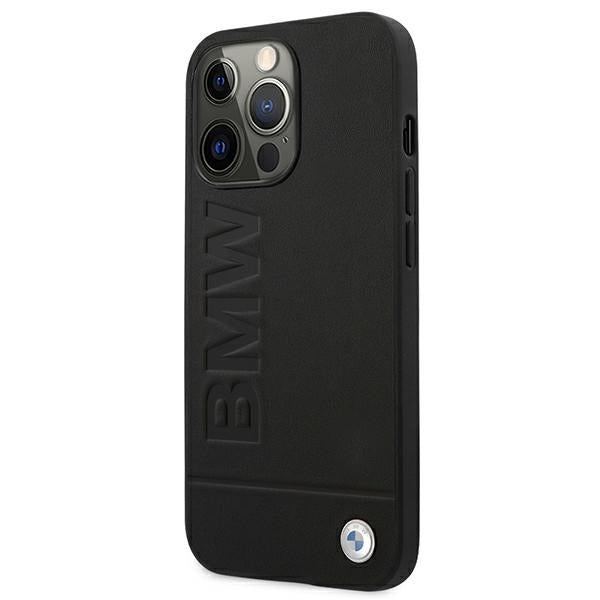 Case for BMW BMHCP13LSLLBK iPhone 13 Pro black hardcase Signature Logo Imprint