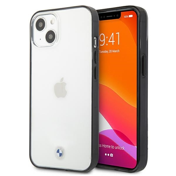 BMW BMHCP13SPCUMRBK iPhone 13 mini transparent hardcase Signature Collection