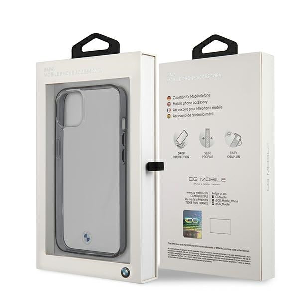BMW BMHCP13SPCUMRBK iPhone 13 mini transparent hardcase Signature Collection