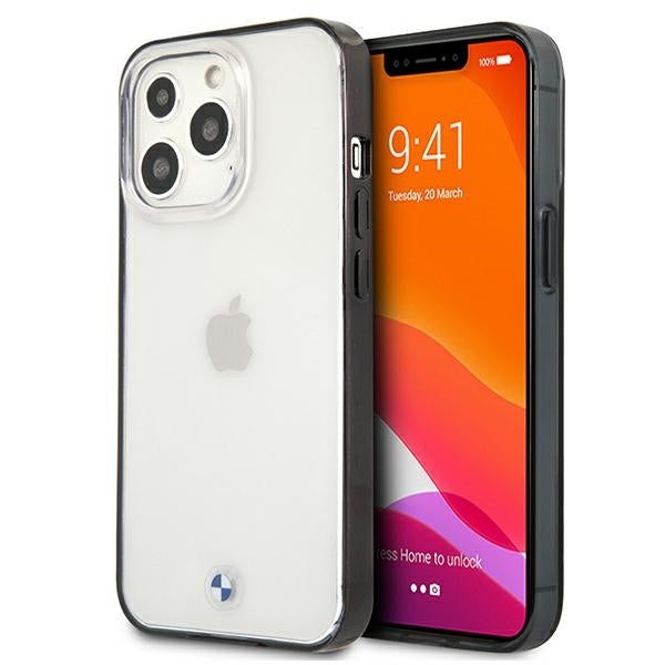 BMW BMHCP13LPCUMRBK iPhone 13 Pro transparent hardcase Signature Collection