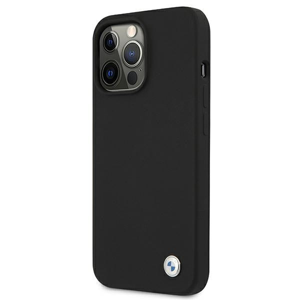 Fall für BMW BMHCP13LSILBK iPhone 13 Pro Black Hardcase Silicon Signature