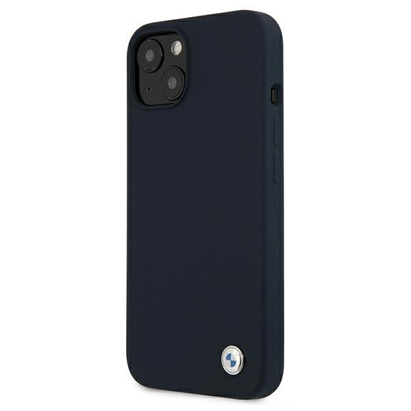 Case for BMW BMHCP13SSILNA iPhone 13 mini navy hardcase Silicone Signature