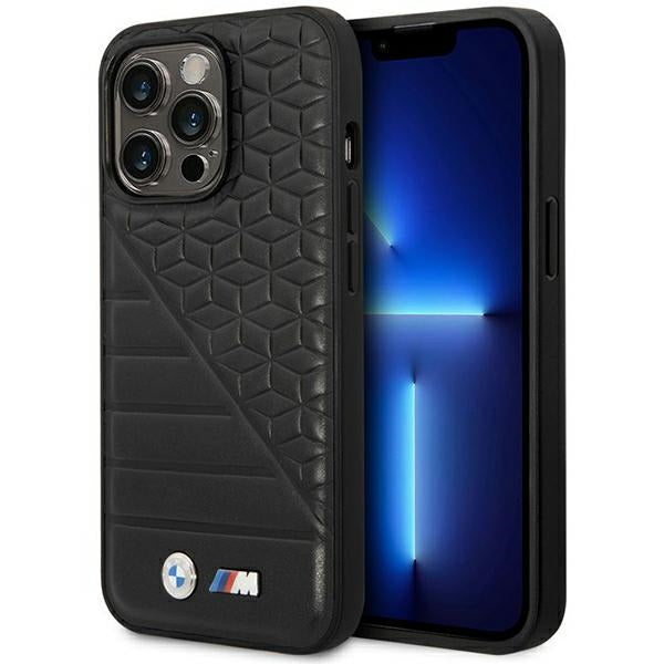 Case for BMW BMHCP14L22PMGK iPhone 14 Pro black Bi Pattern