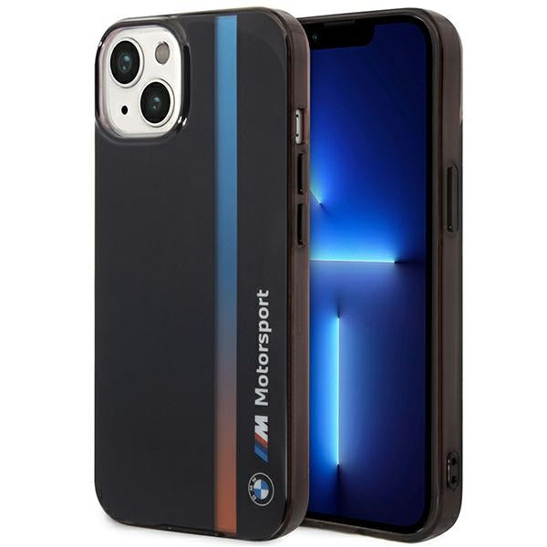 BMW BMHCP14S22HVGV iPhone 14 black IML Tricolor Stripe