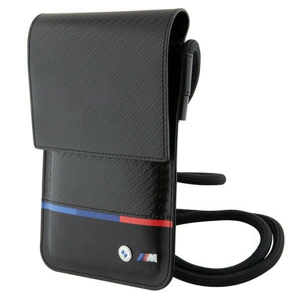 Torebka BMW BMOWBPUCARTCBK Wallet Bag Carbon Tricolor Line