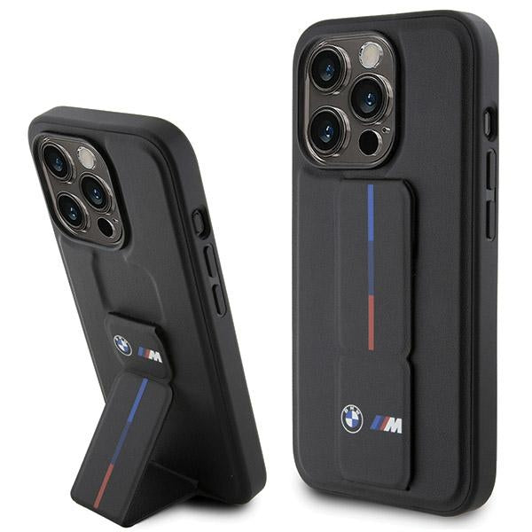 BMW BMHCP15L22GSLK iPhone 15 Pro black hardcase Grip Hot Stamp