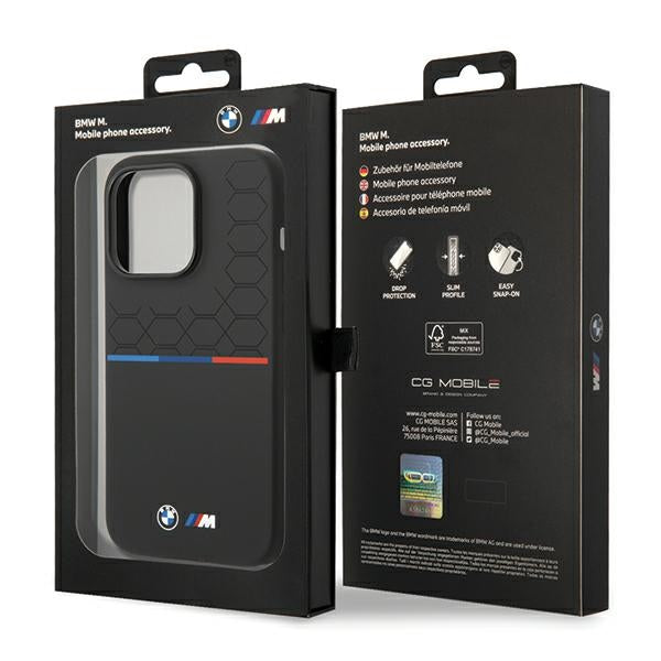 BMW BMHCP15X22SMPK iPhone 15 Pro Max black Silicone Pattern