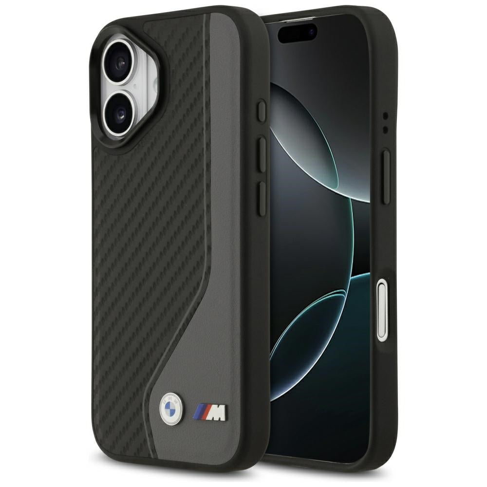 BMW BMHMP17S25PCCSCAK M Carbon Line & Logo MagSafe Case for iPhone 17 anthracite