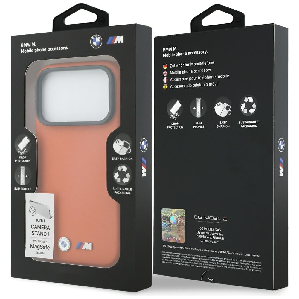 BMW BMHMP17X25PFWKCKO M Metal Logo MagSafe for iPhone 17 Pro Max orange