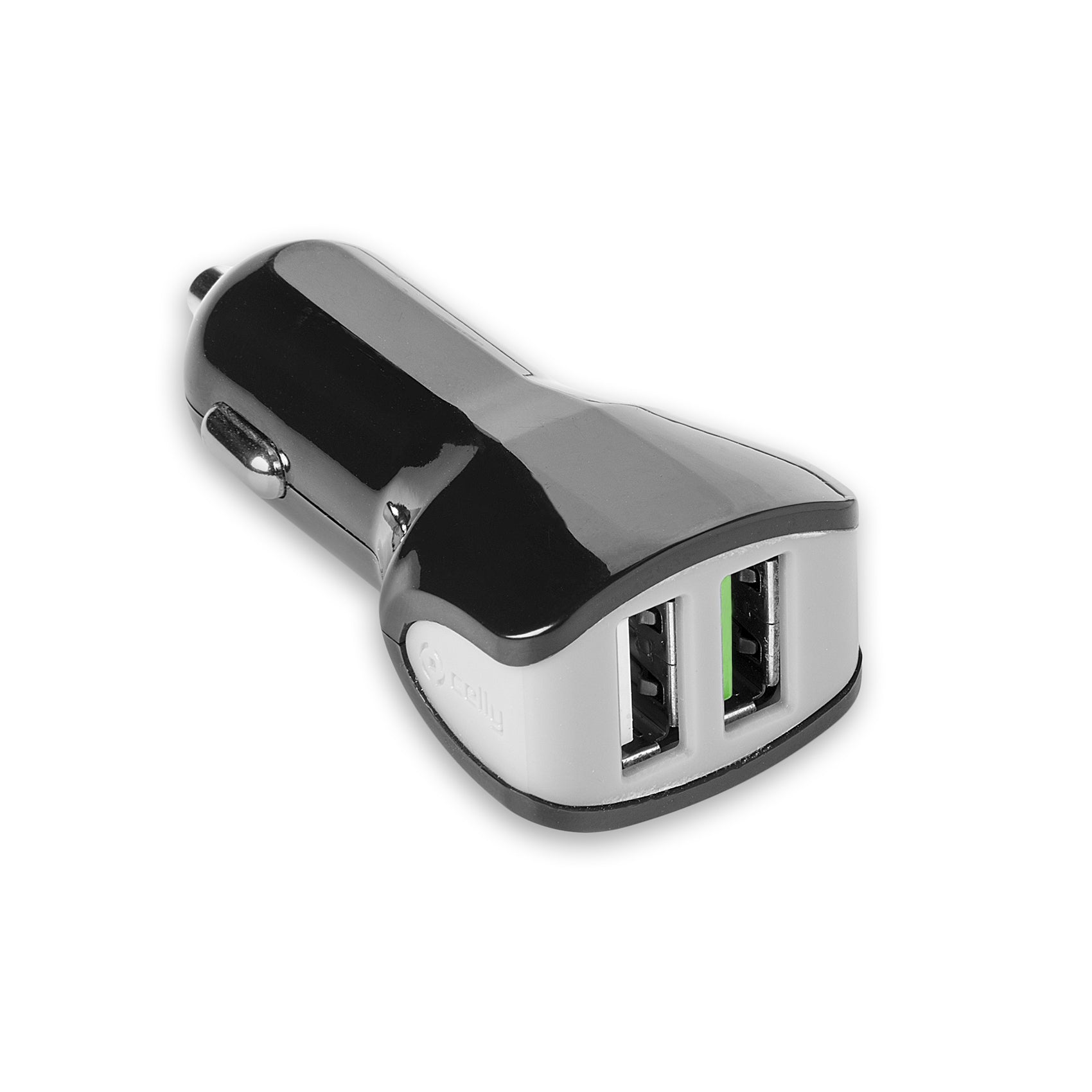 TURBO CAR CHARGER 2USB 3.4A/17W BK