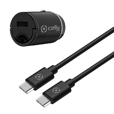 KIT USB-C CAR CHARG+USB-C CABLE 20W 