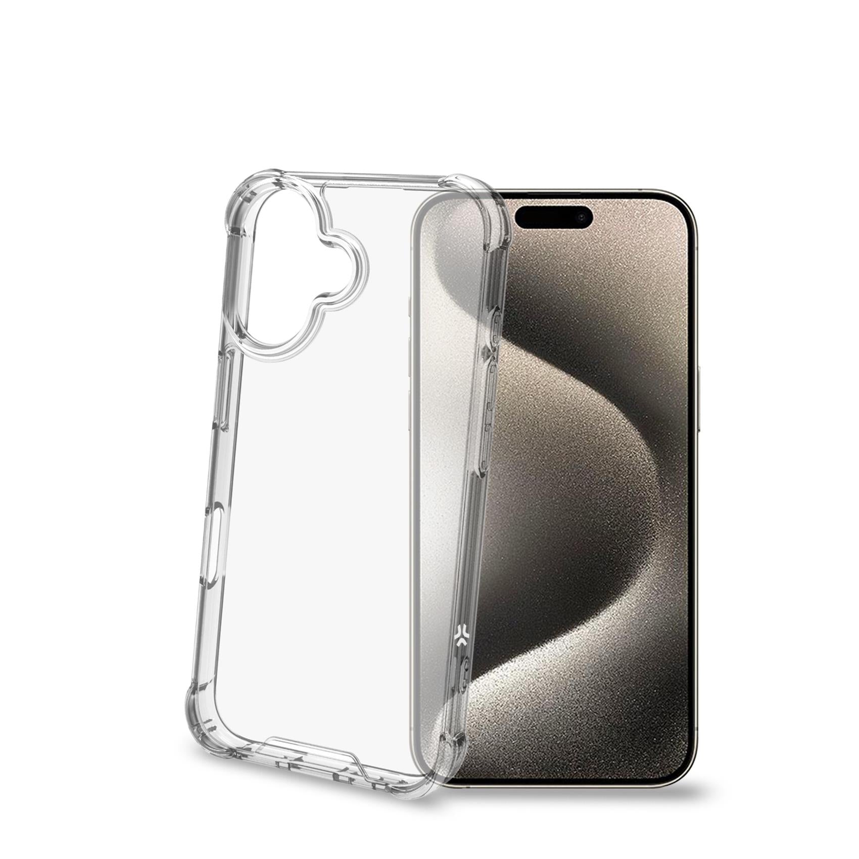 Celly ARMOR1078WH iPhone 16 Case Transparent