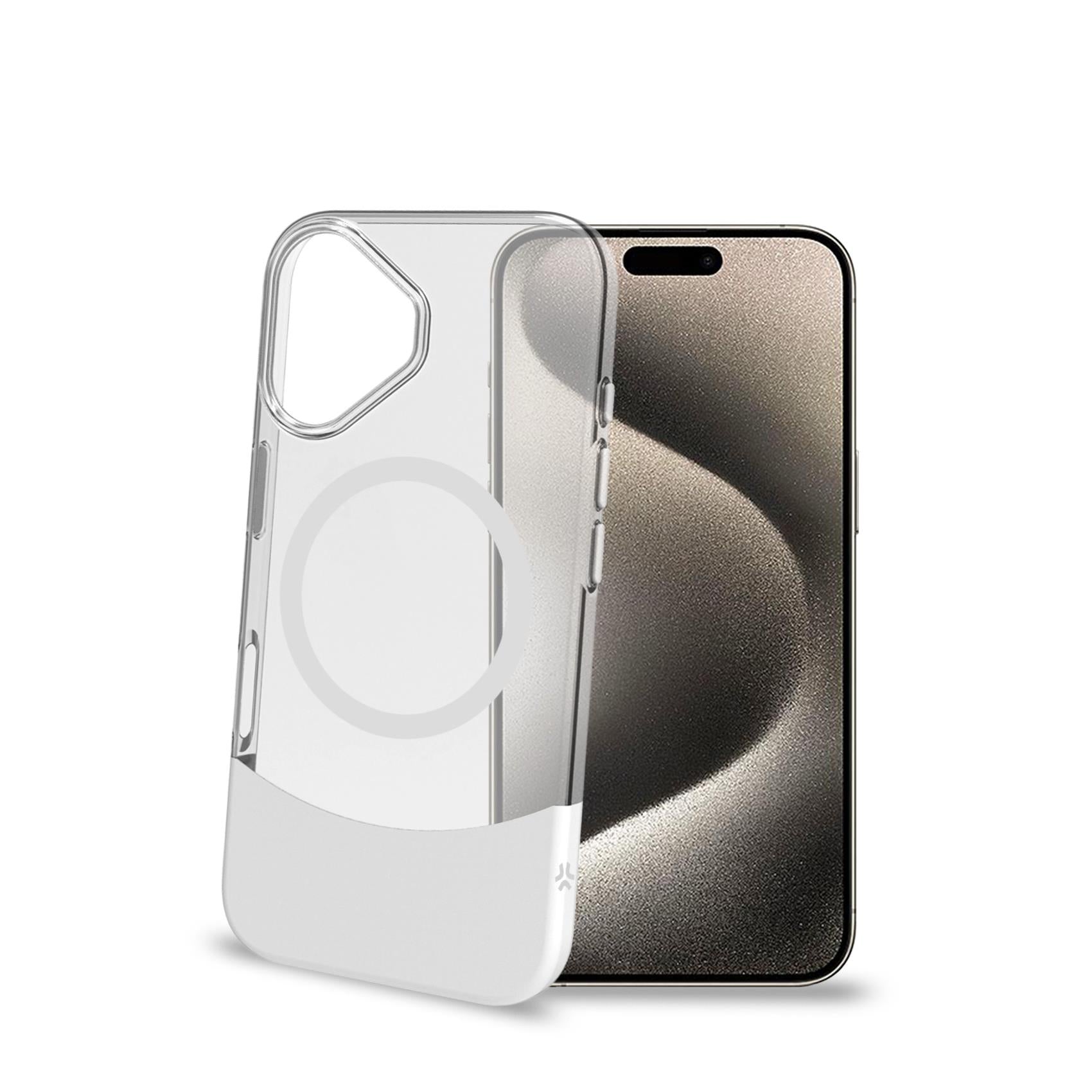 Celly MAGDUAL - Apple iPhone 16 case White