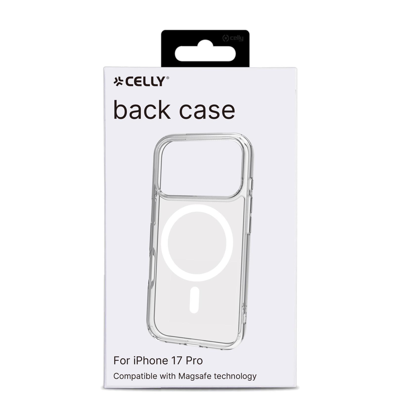 Celly GELSKINMAG iPhone 17 Pro Case White