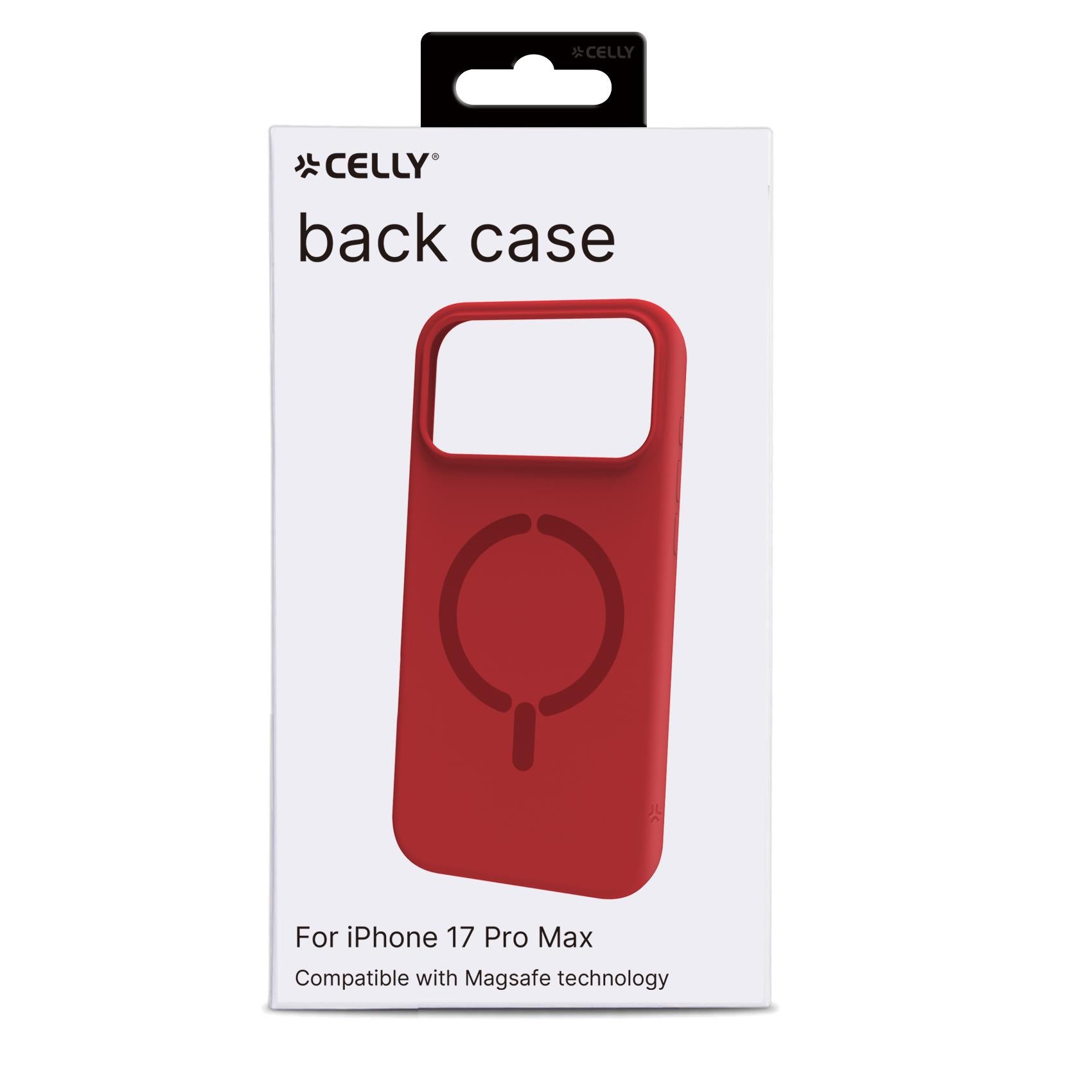 Celly FEELINGMAG iPhone 17 Pro Max Red MagSafe Case
