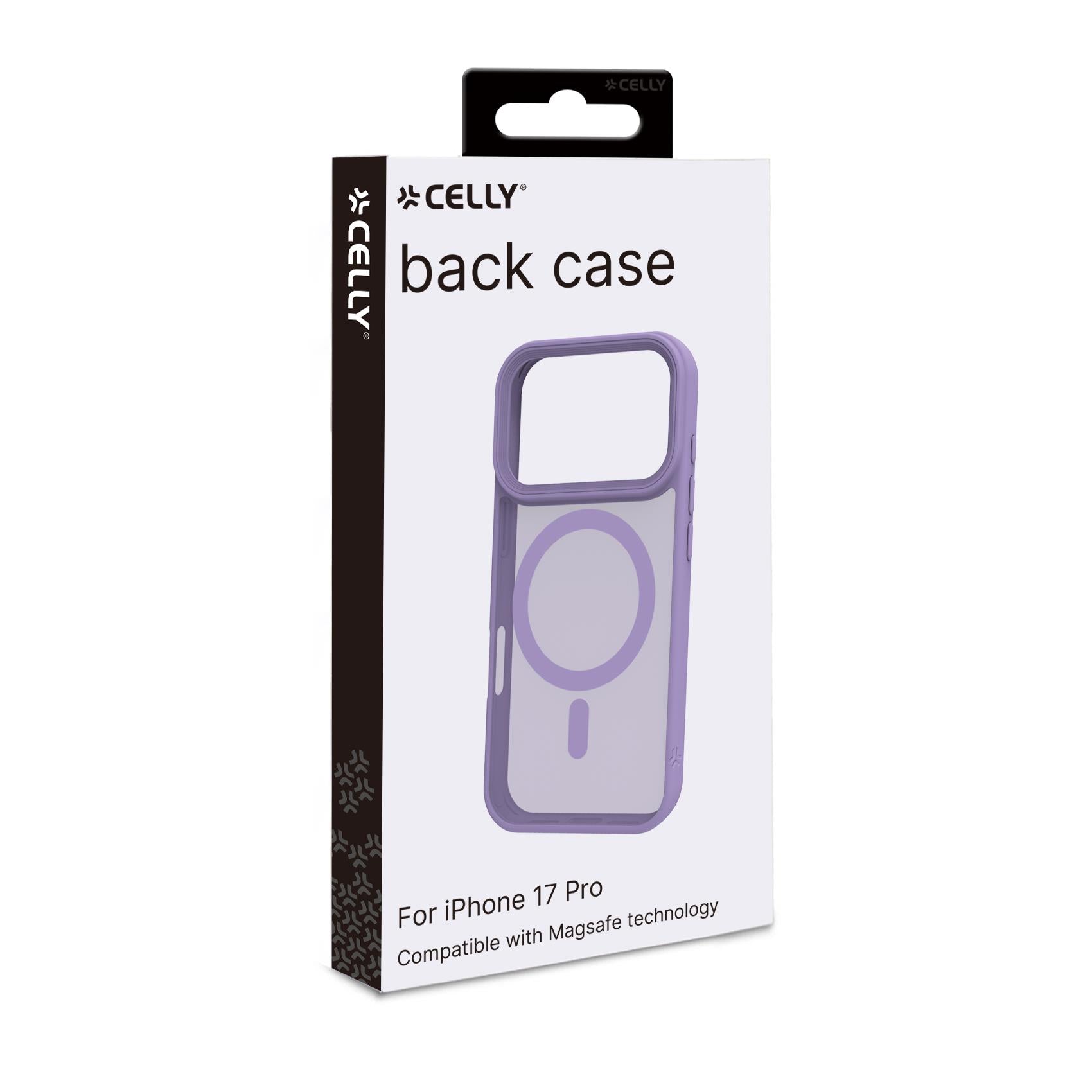 Celly MAGMATT iPhone 17 Pro Viola MagSafe Case